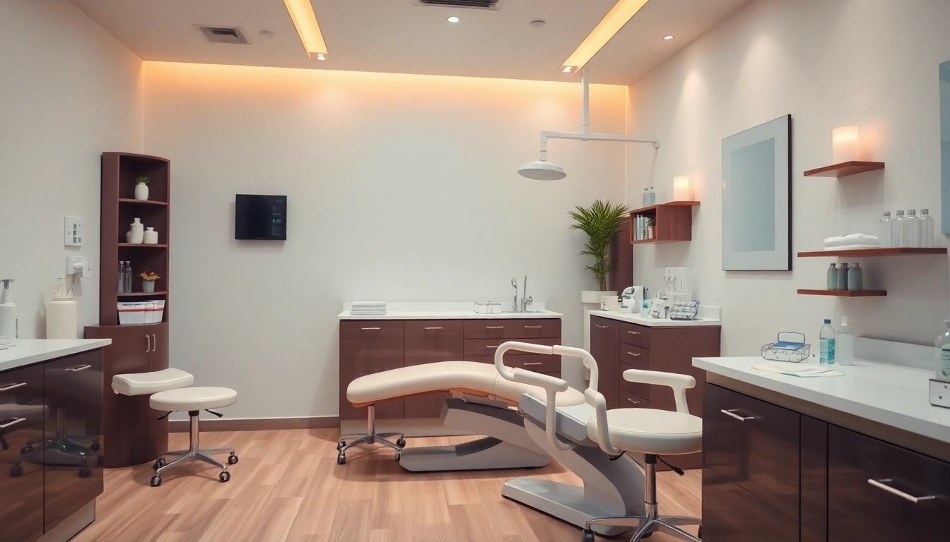 Experience the Fett-weg Spritze treatment in a calm and modern aesthetic clinic environment.