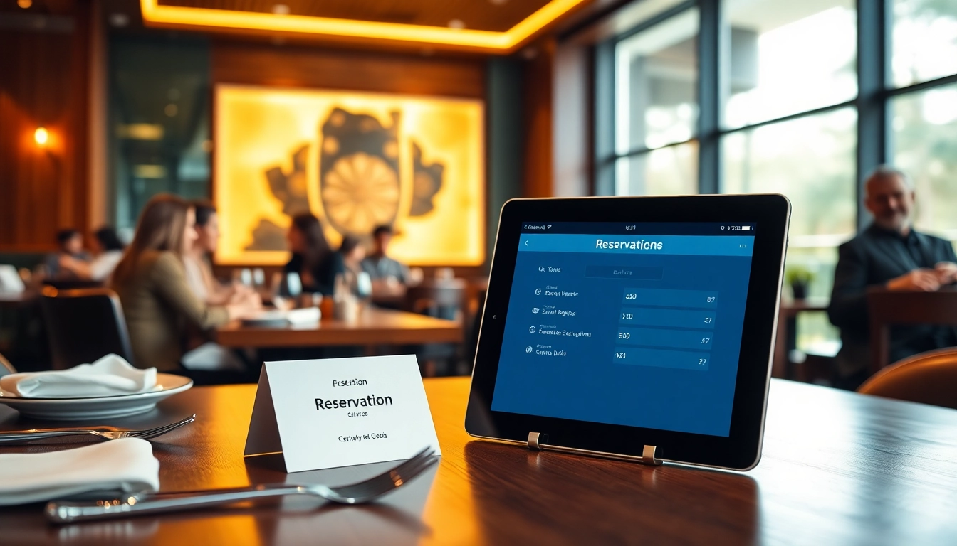 Book online for Reservation Services at a chic restaurant with elegant settings.