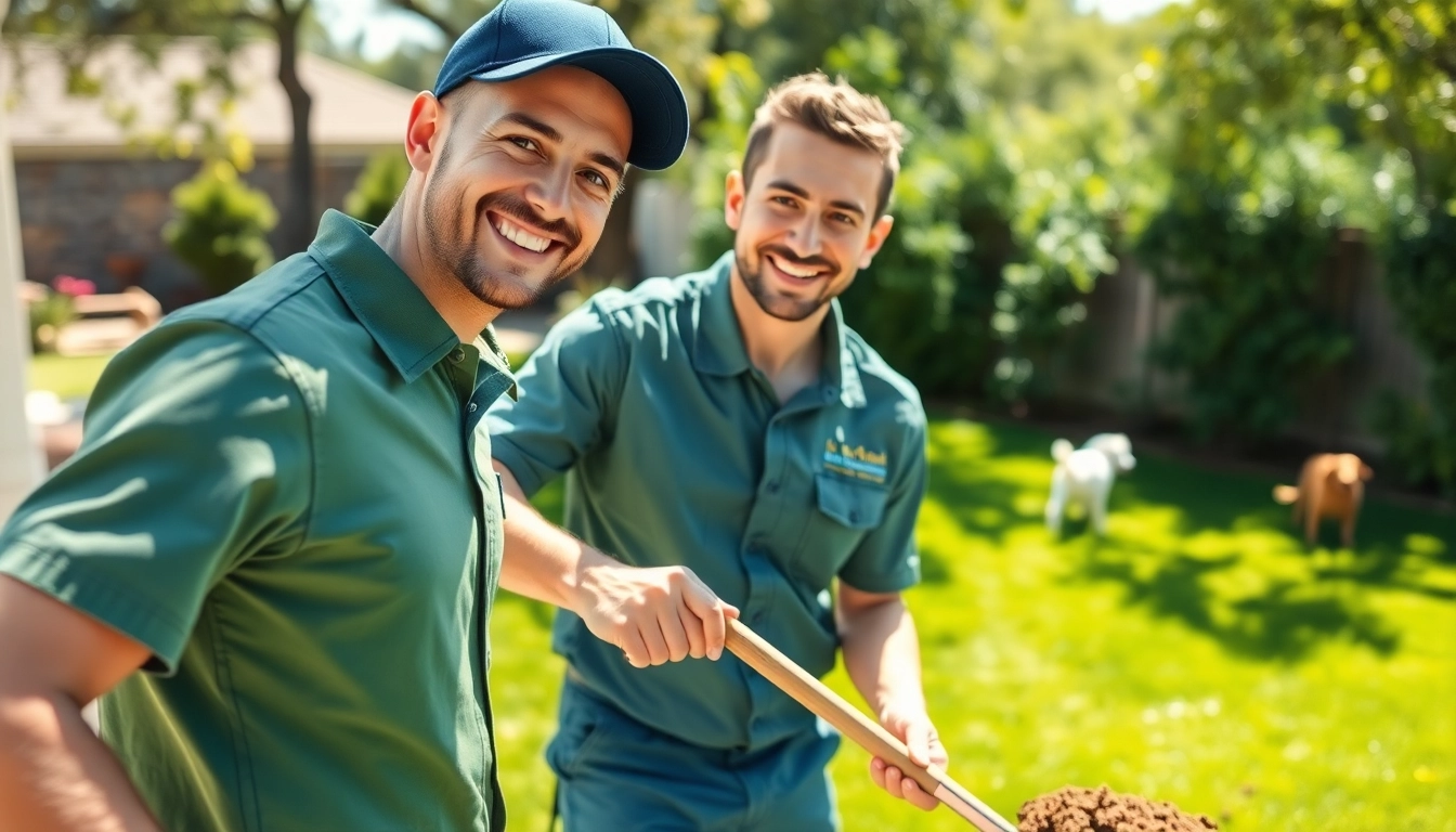 Experience the affordable pooper scooper service San Antonio with a friendly technician ensuring a clean yard.