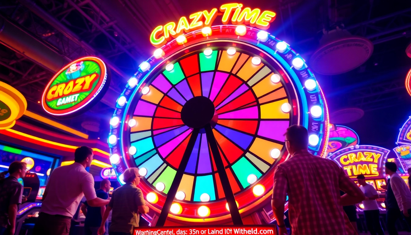 Experience thrilling Crazy Time stats and gameplay dynamics with a colorful, interactive wheel.