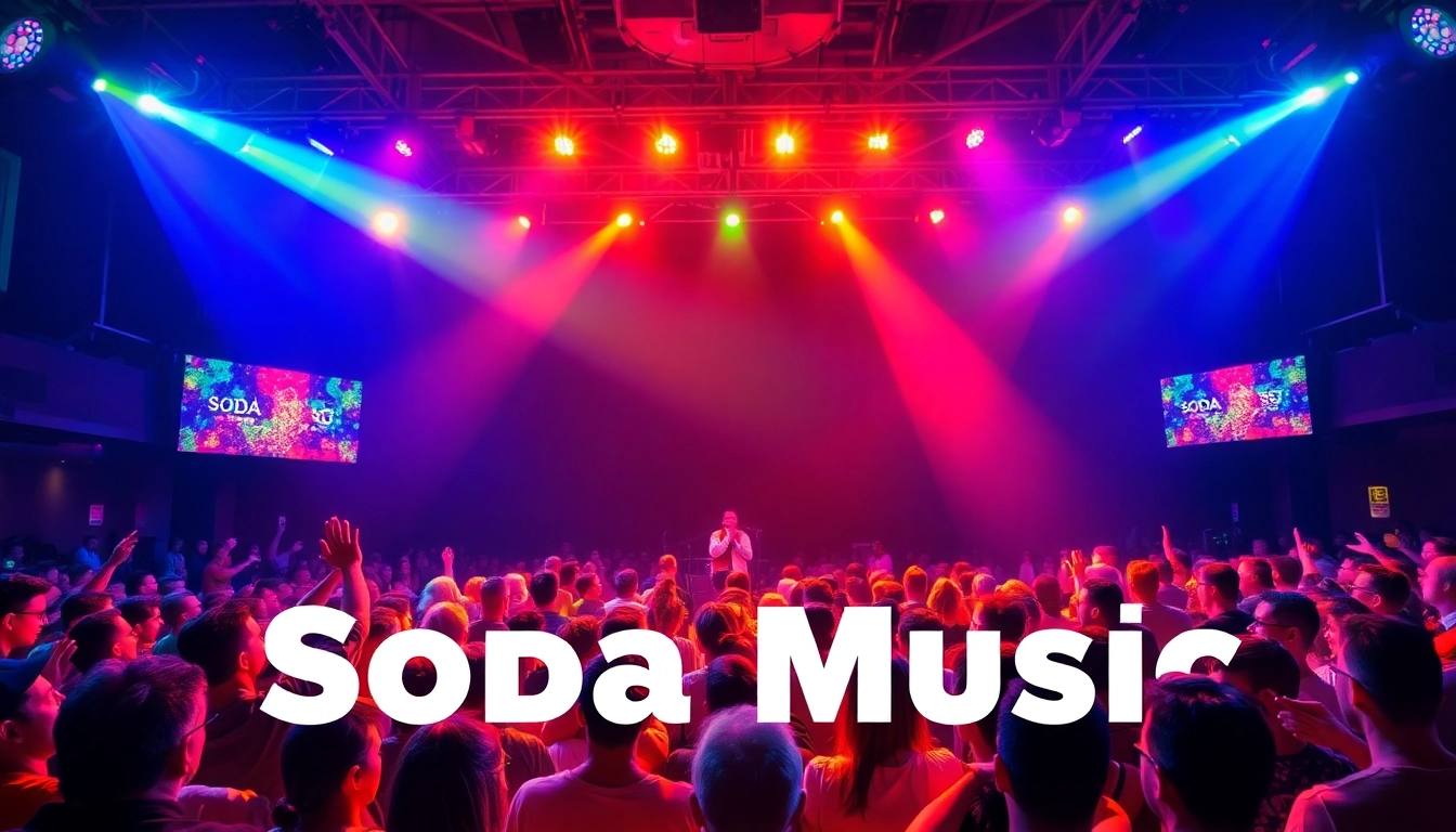 Experience the vibrant atmosphere of 汽水音乐海外 with a diverse crowd enjoying live music.