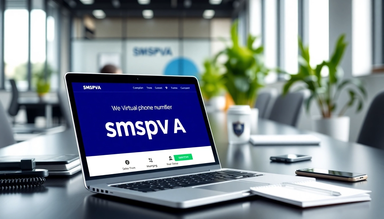 Use smspva for virtual phone numbers in a professional workspace setup.