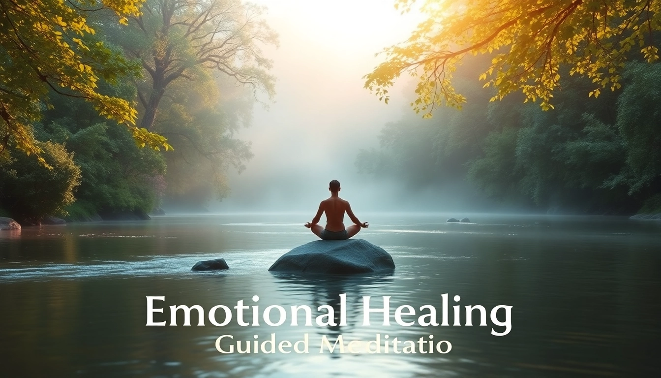 Experience Emotional Healing Guided Meditation through a serene river and lush nature setting.