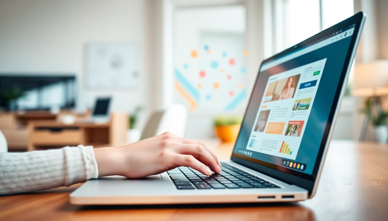 Streamlined setup for Social media and blog automation showcasing tools for improved content management.