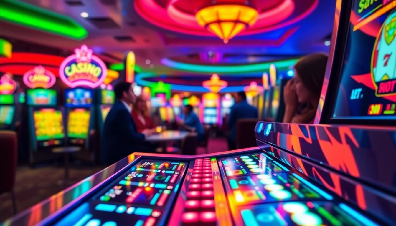 Menggoda pemain dengan game slot yang berkilauan di kasino yang ceria