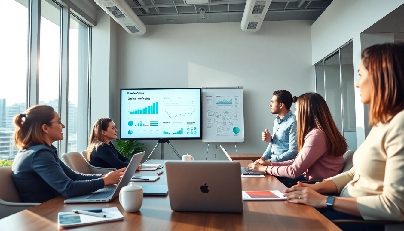 Boost your insights on online marketing Edmonton with a vibrant digital marketing meeting.