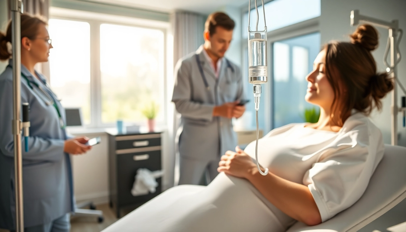 Patient undergoing nad iv therapy cost treatment in a serene medical environment.