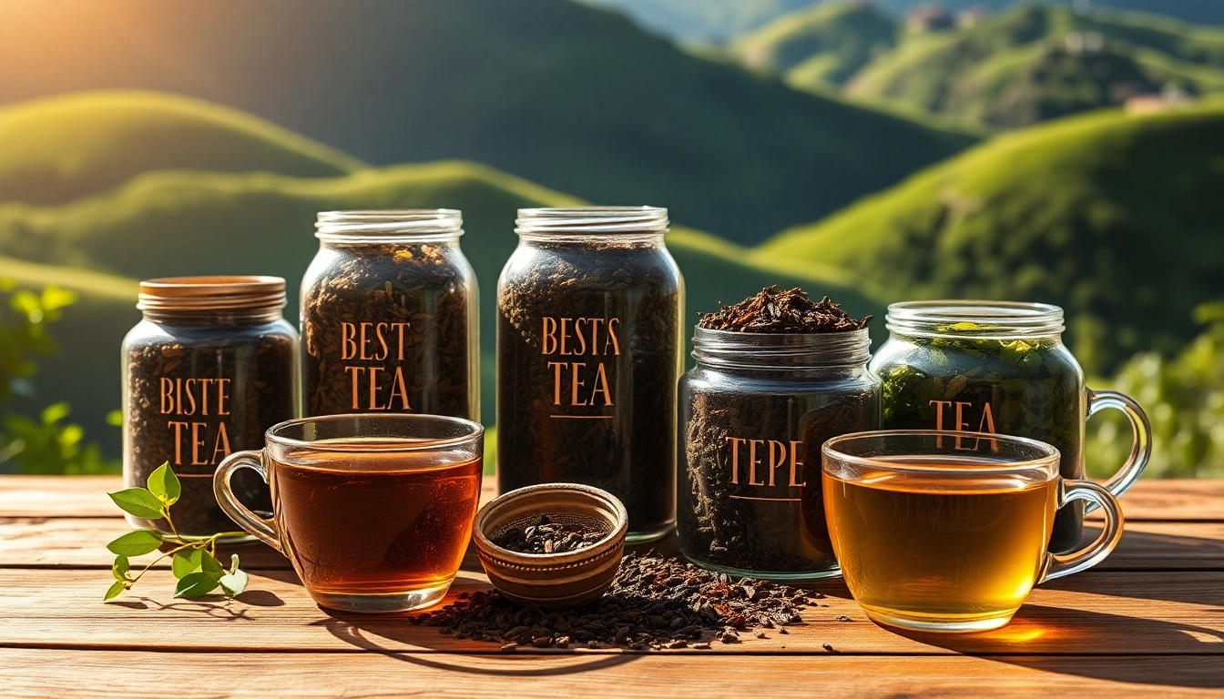 Enjoy the flavor and aroma of the best teas from Nepal displayed in elegant glass jars.