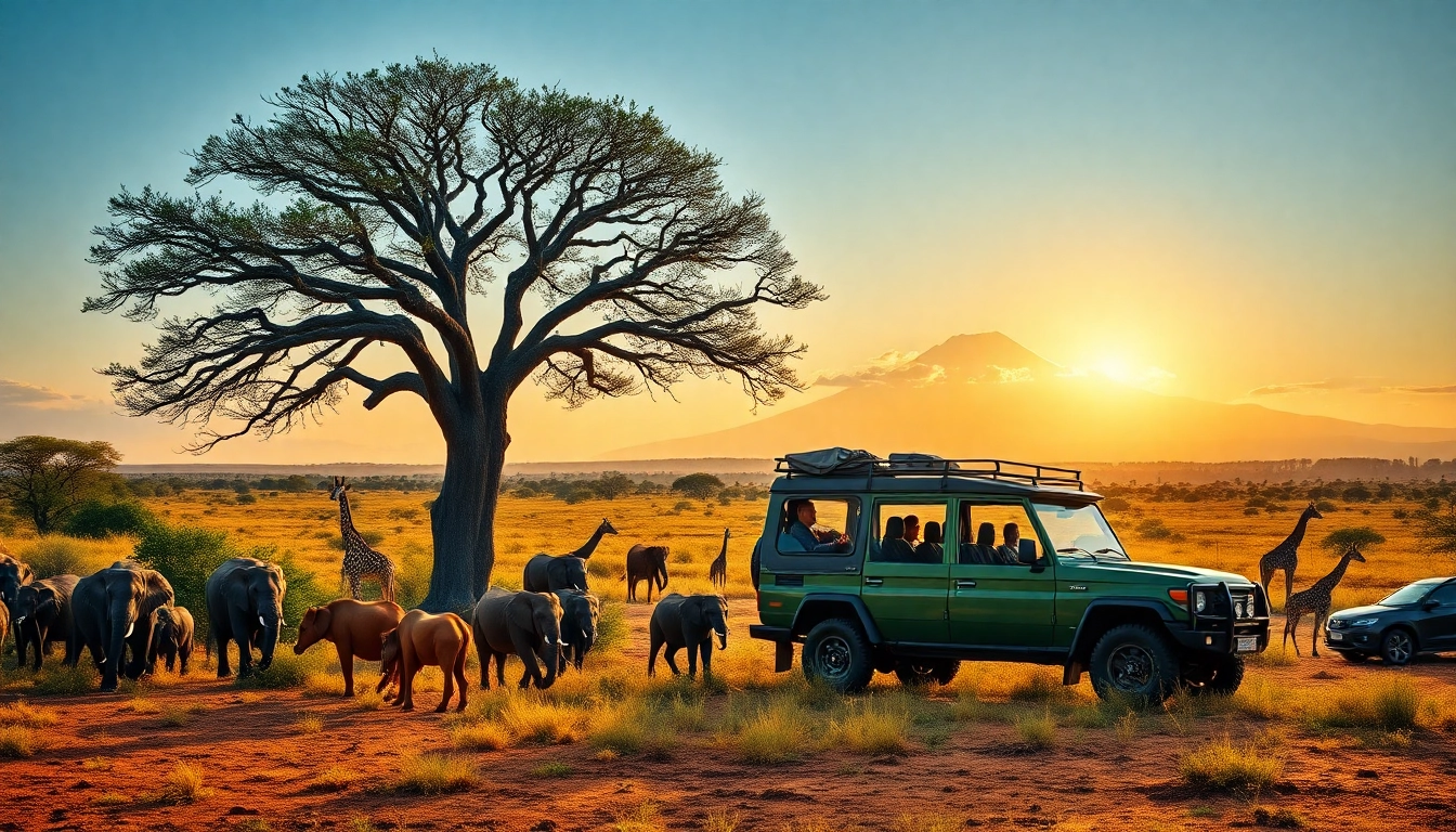 Tanzania Safari from Zanzibar showcasing vibrant wildlife against a stunning landscape