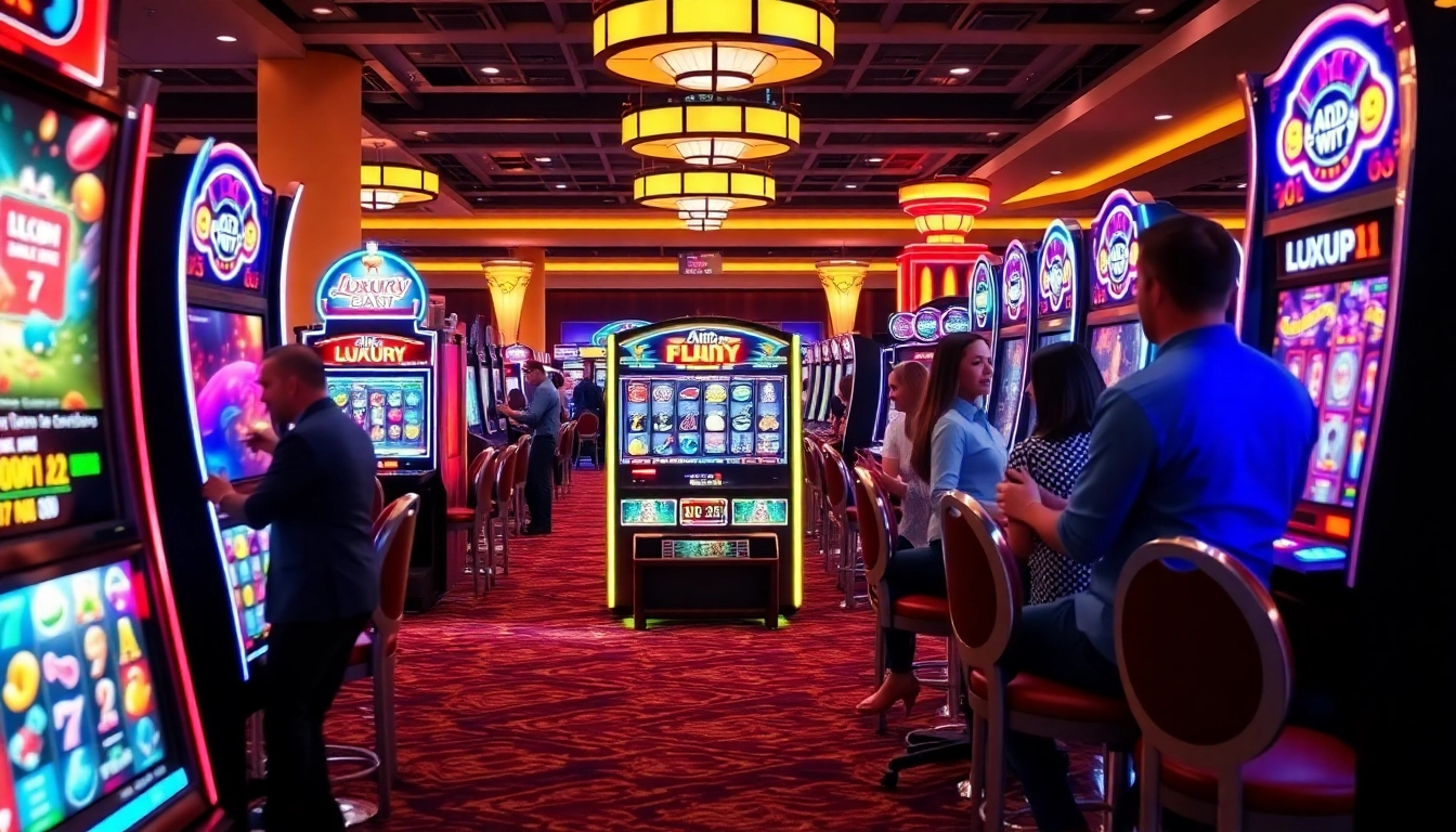 Menggandeng kemenangan di luxury111 slot dengan antusiasme pemain di kasino yang cerah.