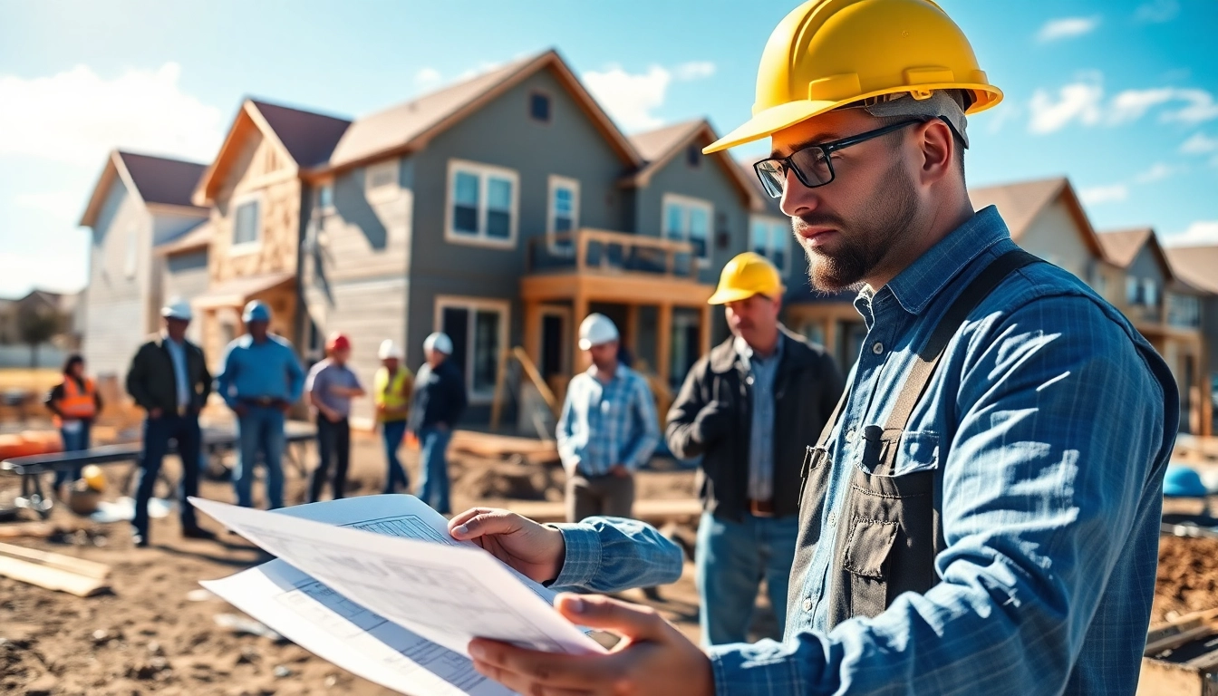 New Jersey General Contractor overseeing a residential construction project with a dedicated team.