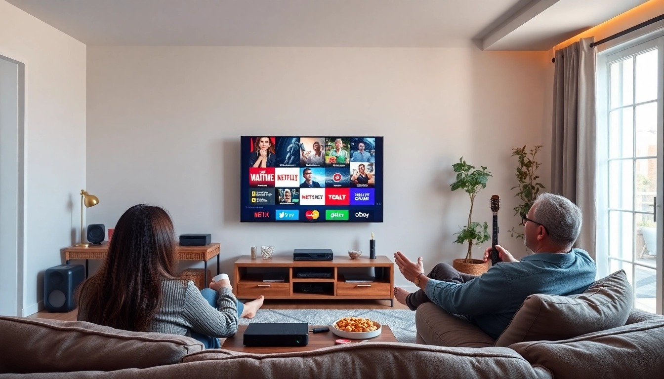 Regarder Code iptv gratuit sur un téléviseur dans un salon accueillant.