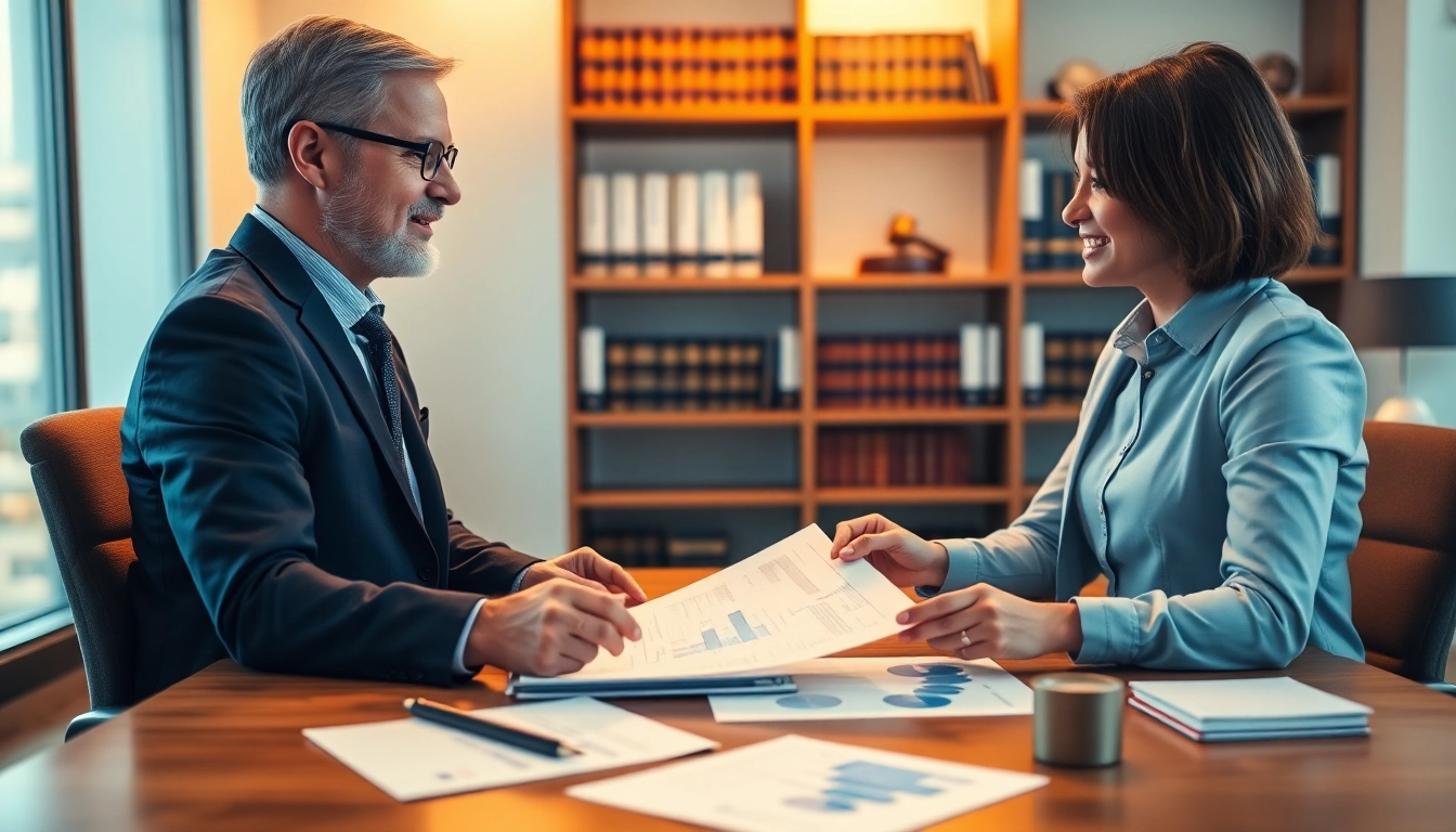 Hướng dẫn về bảo hiểm tại https://luatbaohiem.edu.vn với cố vấn và khách hàng trong văn phòng hiện đại