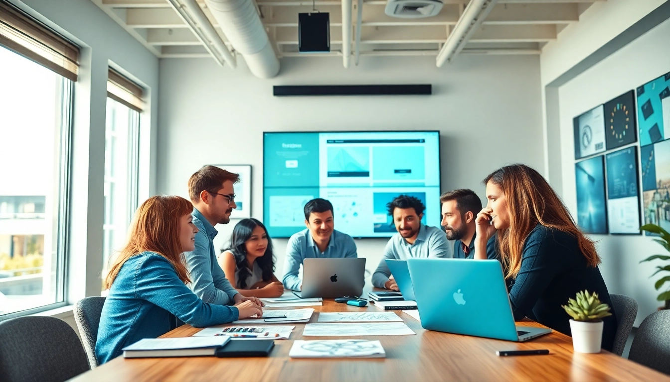 Showcasing web design companies Kansas City with a collaborative workspace and creative team.