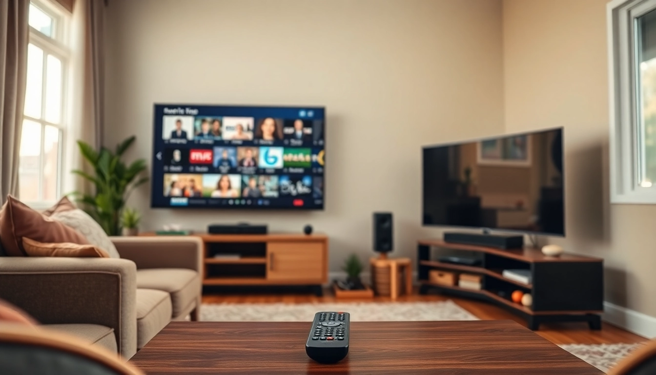 Utiliser le Code iptv gratuit dans un espace de divertissement moderne et confortable