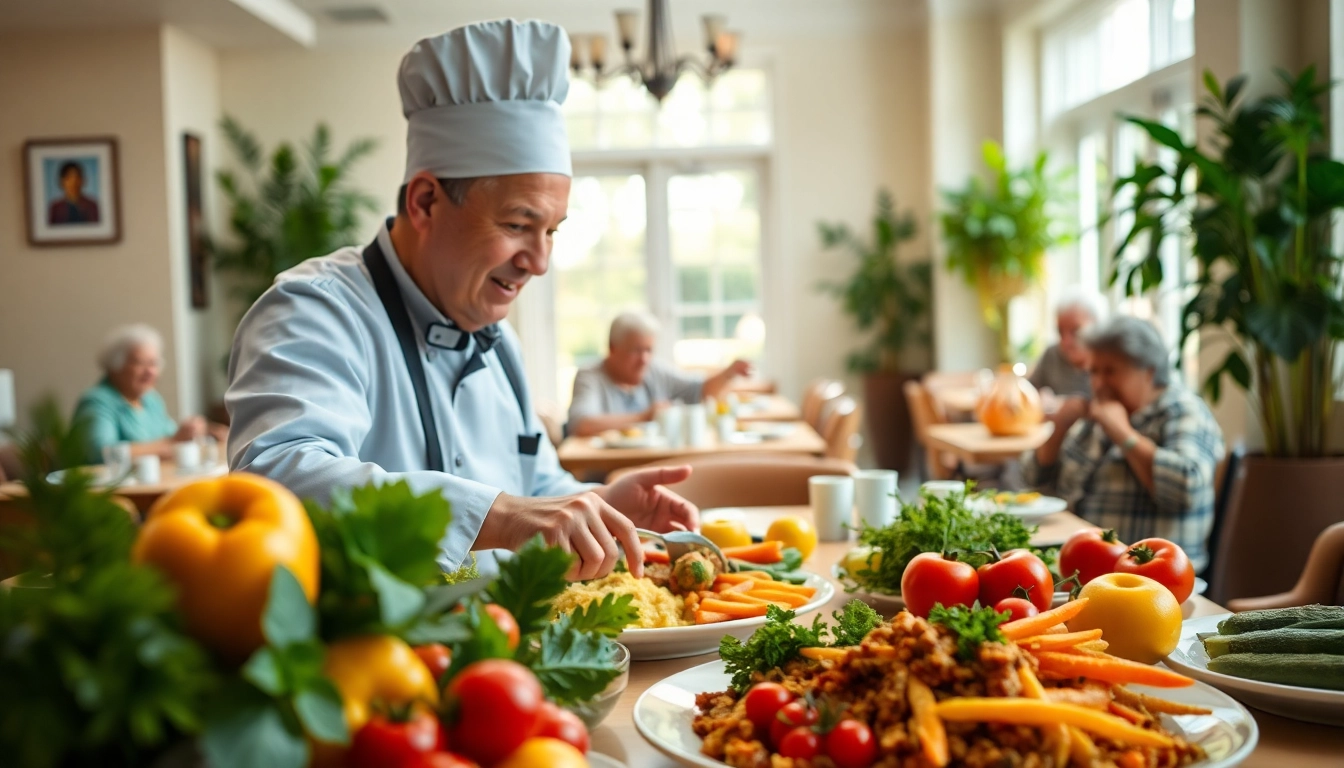 Delicious food served at the henderson nv senior center menu highlighting a vibrant dining experience.