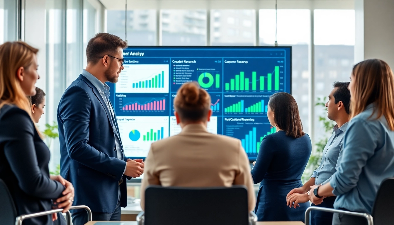 Find competitor customer list during a professional strategy meeting with diverse professionals analyzing data.