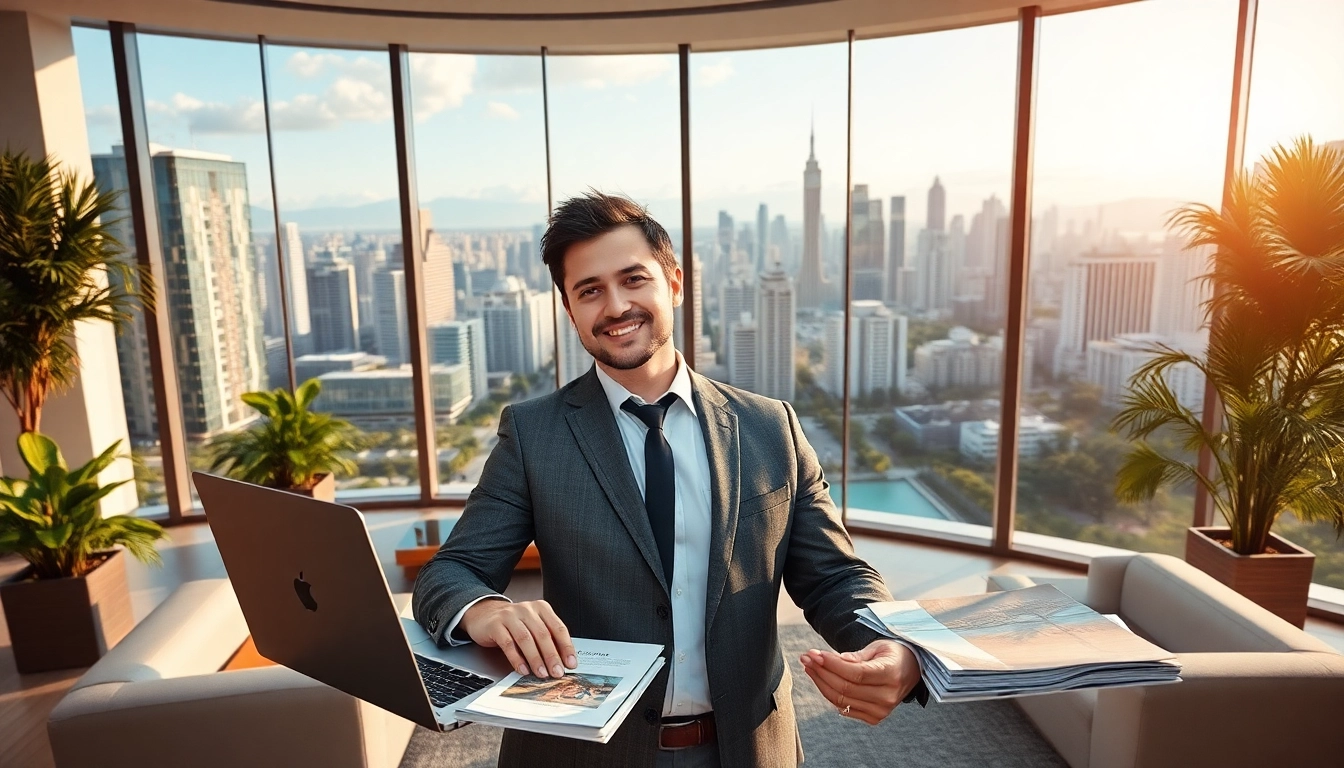 Showcase of international real estate websites highlighting luxurious properties worldwide